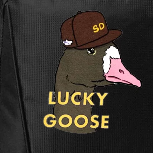 Lucky Goose Padres Goose Baseball Lover Gift Idea City Backpack