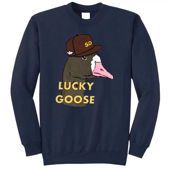 Lucky Goose Padres Goose Baseball Lover Gift Idea Tall Sweatshirt