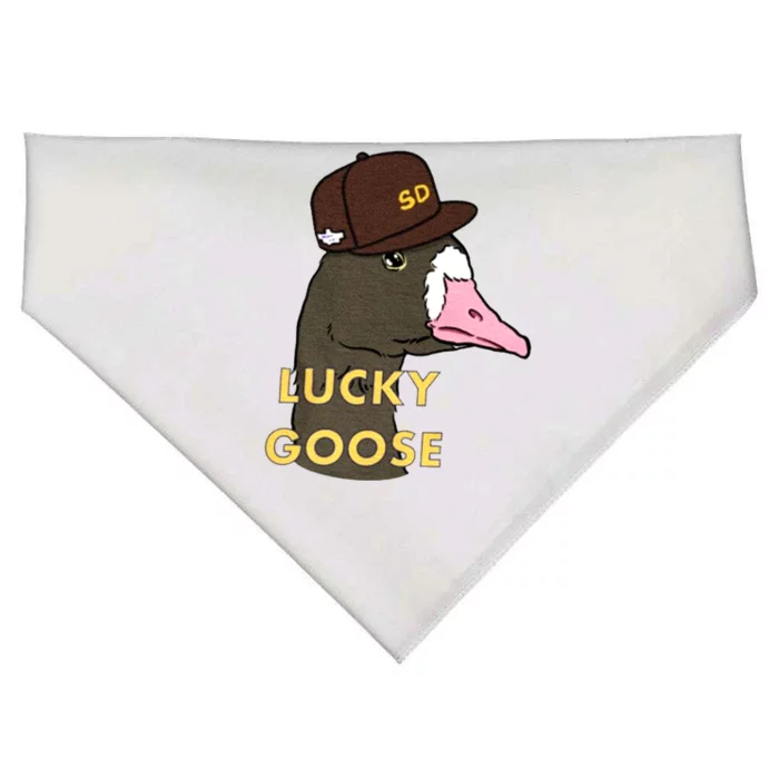 Lucky Goose Padres Goose Baseball Lover Gift Idea USA-Made Doggie Bandana