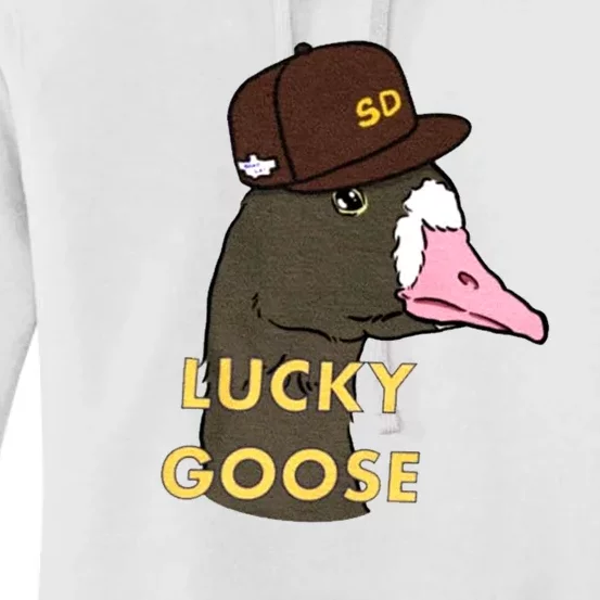 Lucky Goose Padres Goose Baseball Lover Gift Idea Women's Pullover Hoodie