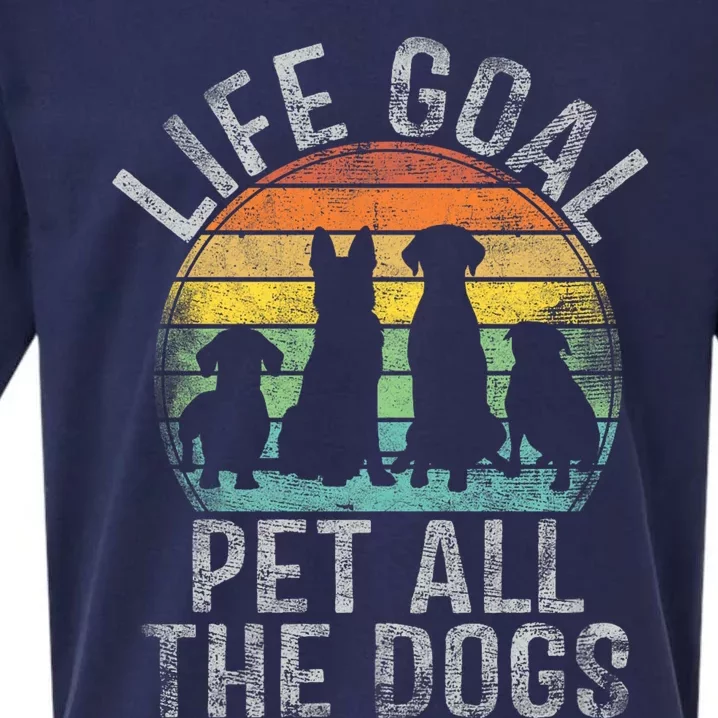 Life Goal Pet All The Dogs Sueded Cloud Jersey T-Shirt