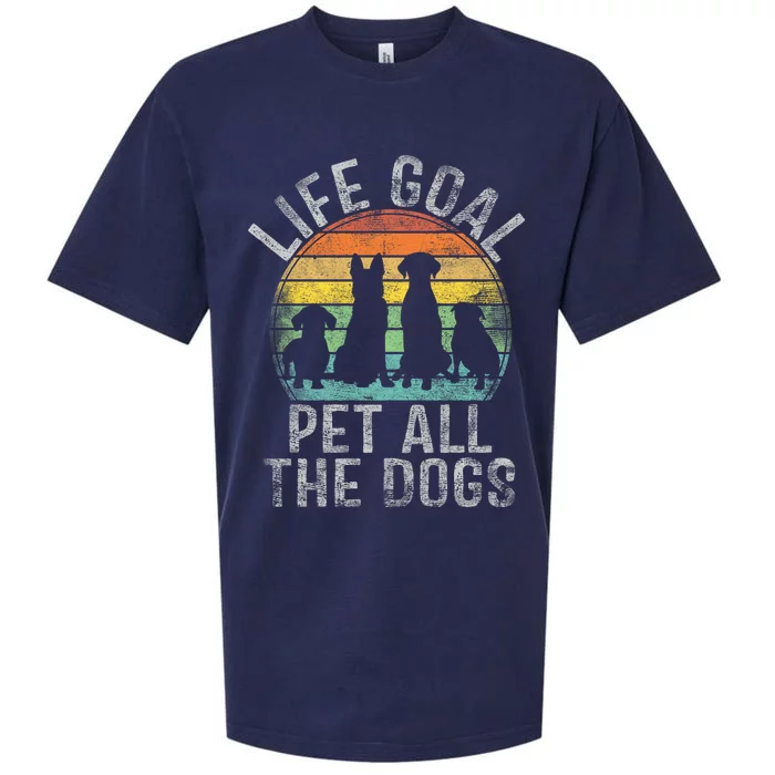 Life Goal Pet All The Dogs Sueded Cloud Jersey T-Shirt