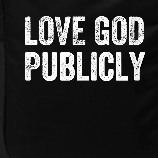 Love God Publicly Impact Tech Backpack