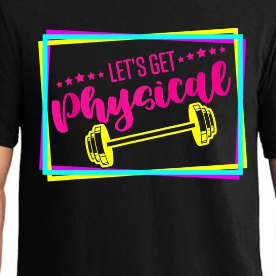 Lets Get Physical Gym Fitness 80's Workout Pajama Set