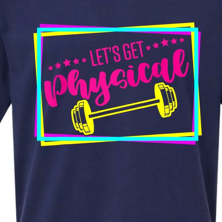 Lets Get Physical Gym Fitness 80's Workout Sueded Cloud Jersey T-Shirt