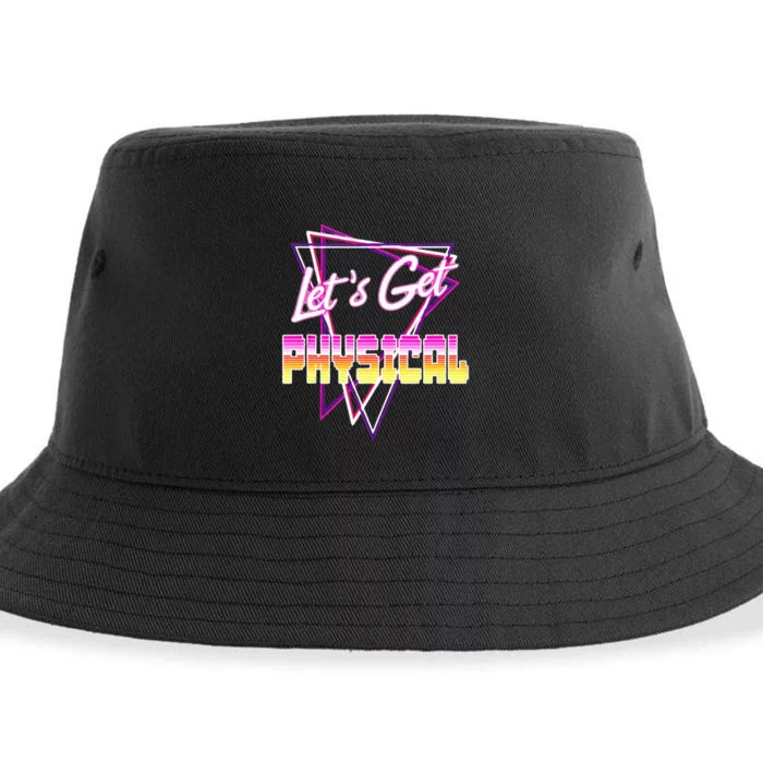 Lets Get Physical Rad 80s Workout Sustainable Bucket Hat