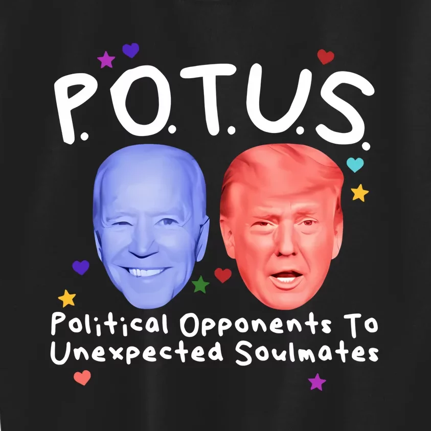 Limited Got Potus Political Opponents To Unexpected Soulmates Kids Sweatshirt