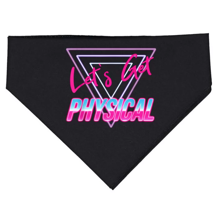 Lets Get Physical Gym Vintage 80s USA-Made Doggie Bandana