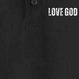 Love God Publicly Dry Zone Grid Performance Polo