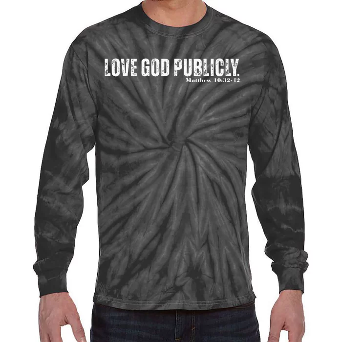 Love God Publicly Tie-Dye Long Sleeve Shirt