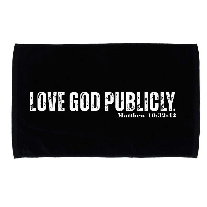 Love God Publicly Microfiber Hand Towel