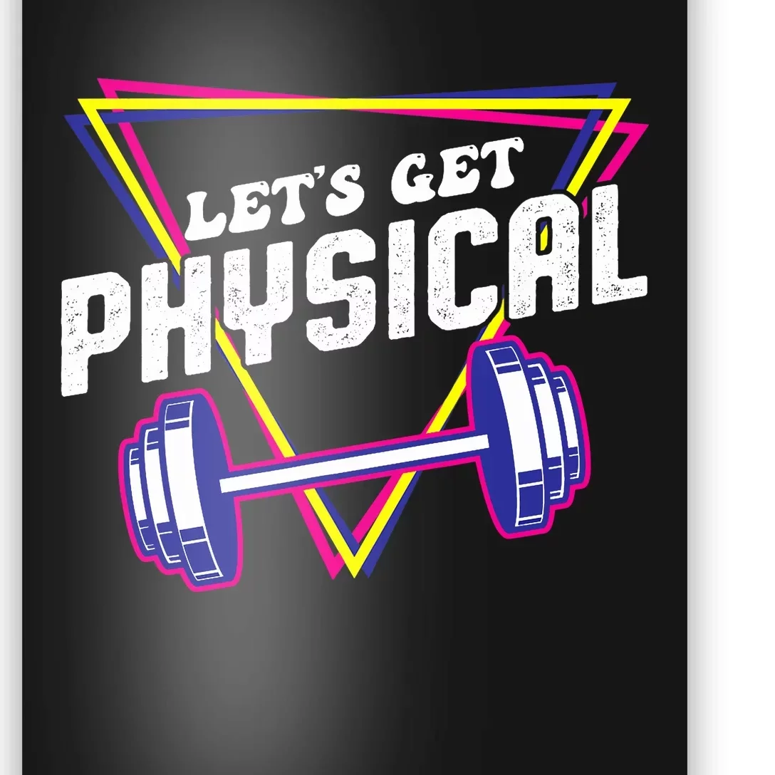 Let's Get Physical Workout Gym Rad 80'S Men Women' Travel Mug