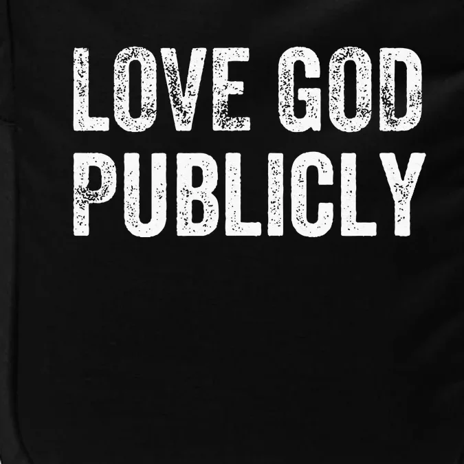 Love God Publicly Impact Tech Backpack