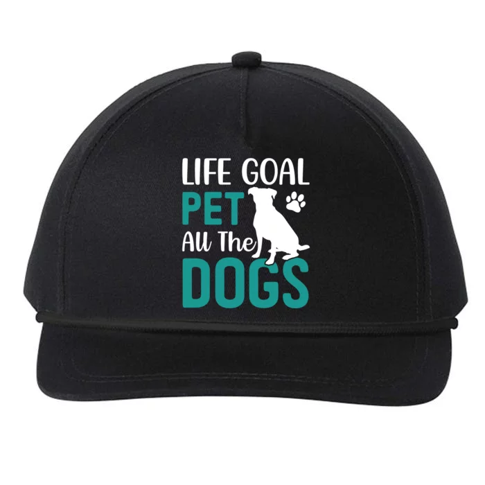 Life Goal Pet All The Dogs Snapback Five-Panel Rope Hat