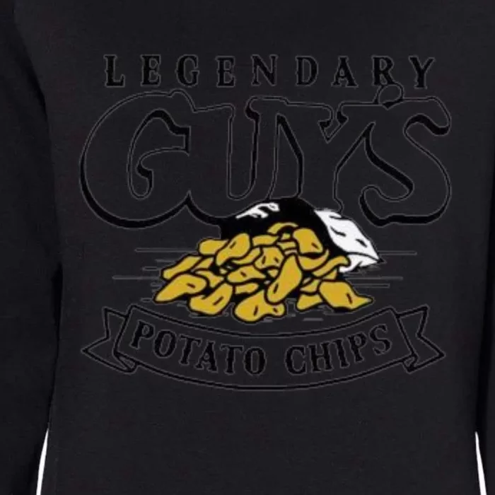 Legend Guys Potato Chips Funny Legend Guys Womens California Wash Sweatshirt