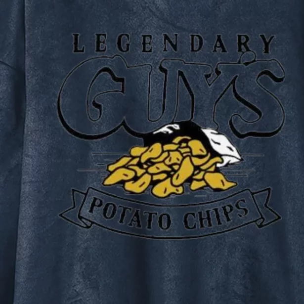 Legend Guys Potato Chips Funny Legend Guys Hooded Wearable Blanket