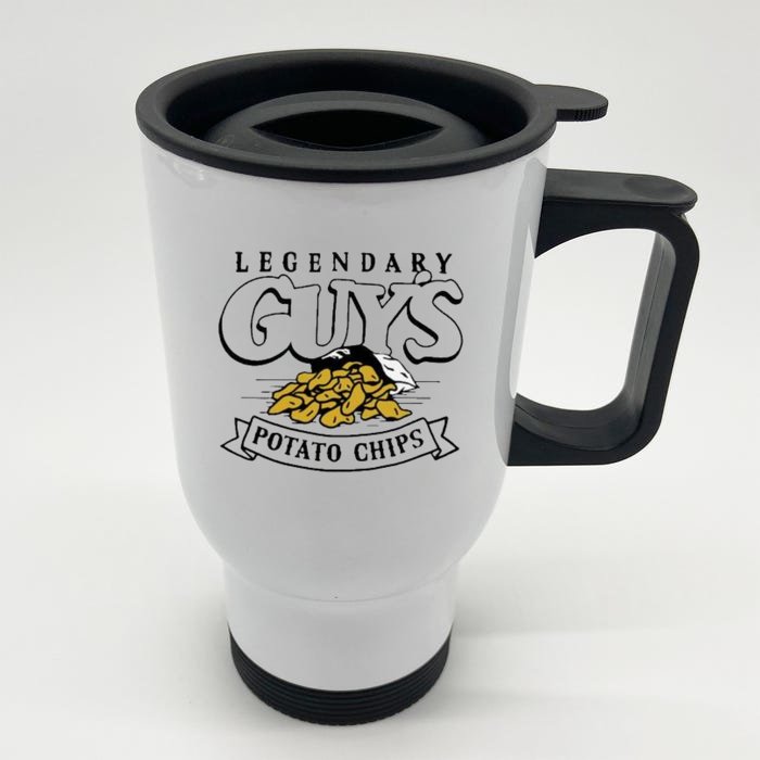 Legend Guys Potato Chips Funny Legend Guys Front & Back Stainless Steel Travel Mug