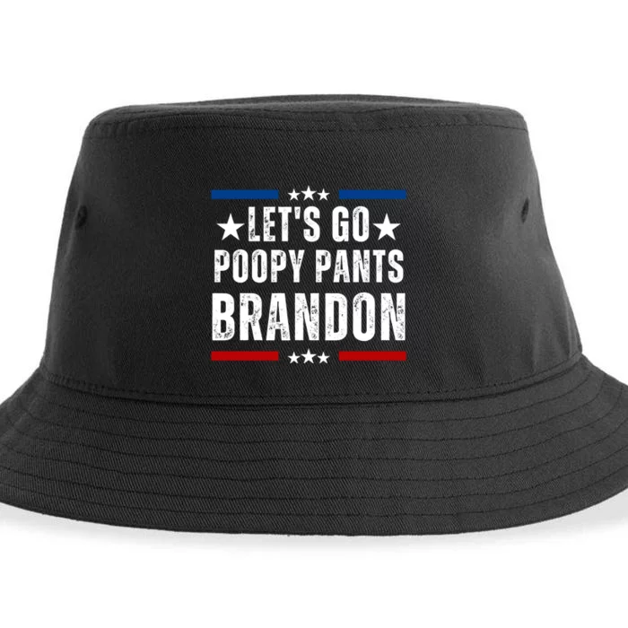 LetS Go Poopy Pants Brandon Sustainable Bucket Hat