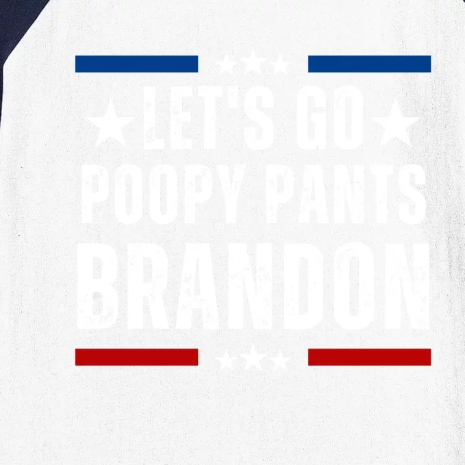 LetS Go Poopy Pants Brandon Baseball Sleeve Shirt