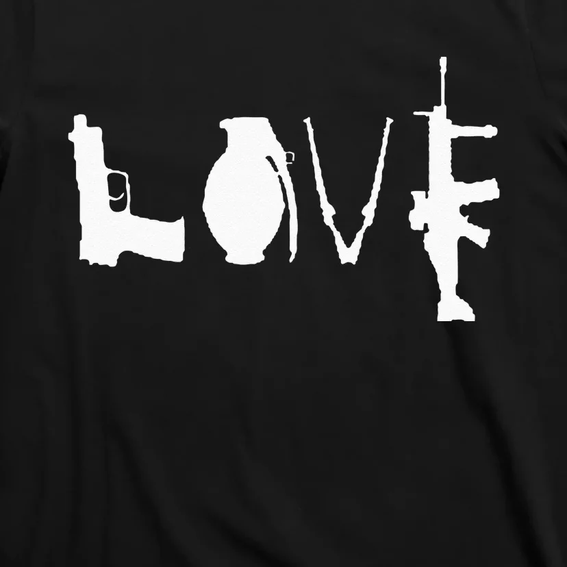 LOVE GUNS Pro Gun Love 2nd Amendment T-Shirt