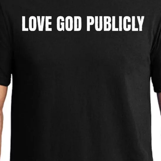 Love God Publicly Pajama Set