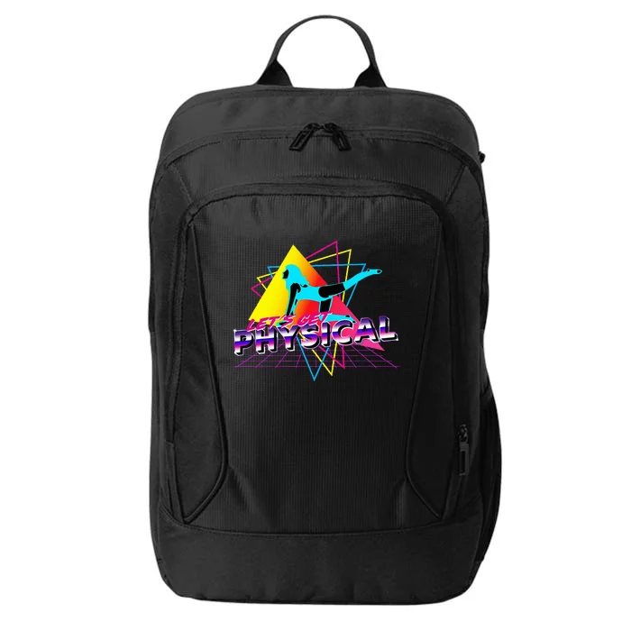 LetS Get Physical Workout Gym Totally Retro 80S City Backpack