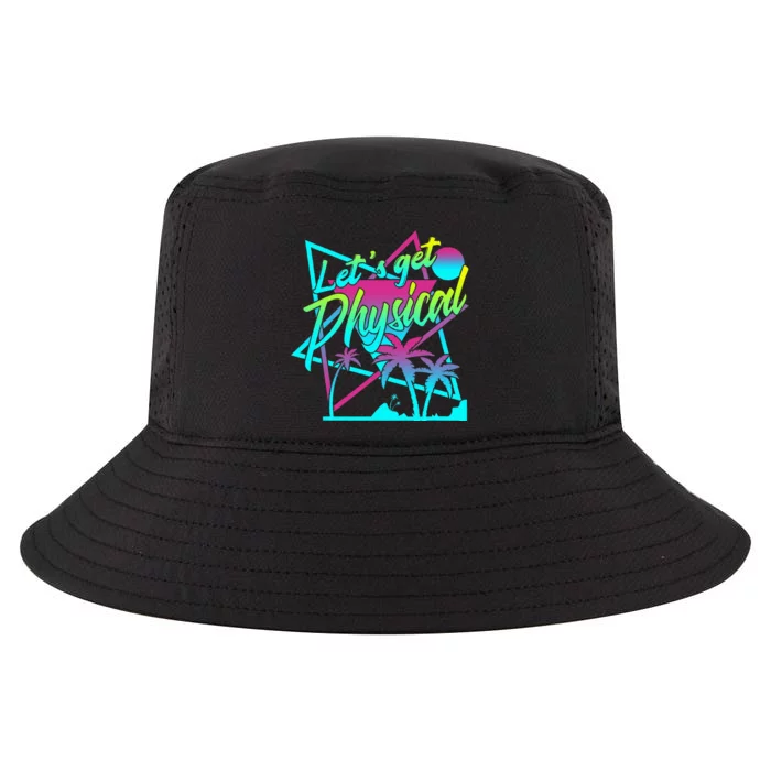 Lets Get Physical Gym Fitness 80S Workout Cool Comfort Performance Bucket Hat