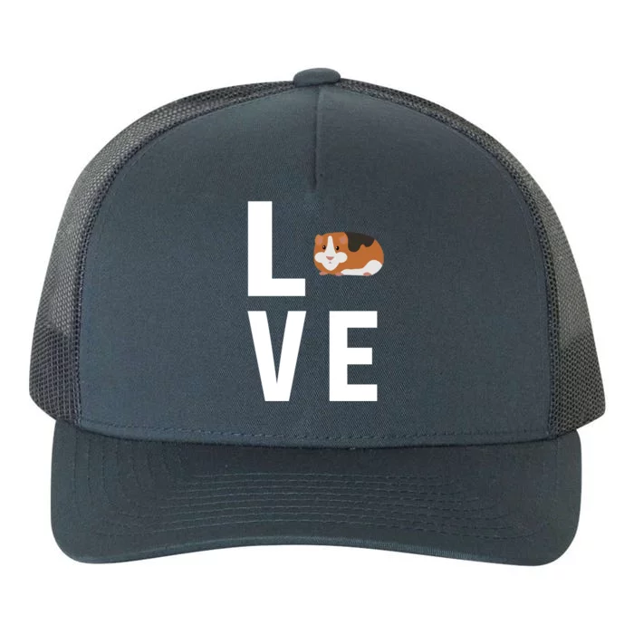 Love Guinea Pigs Mom Great Gift Yupoong Adult 5-Panel Trucker Hat