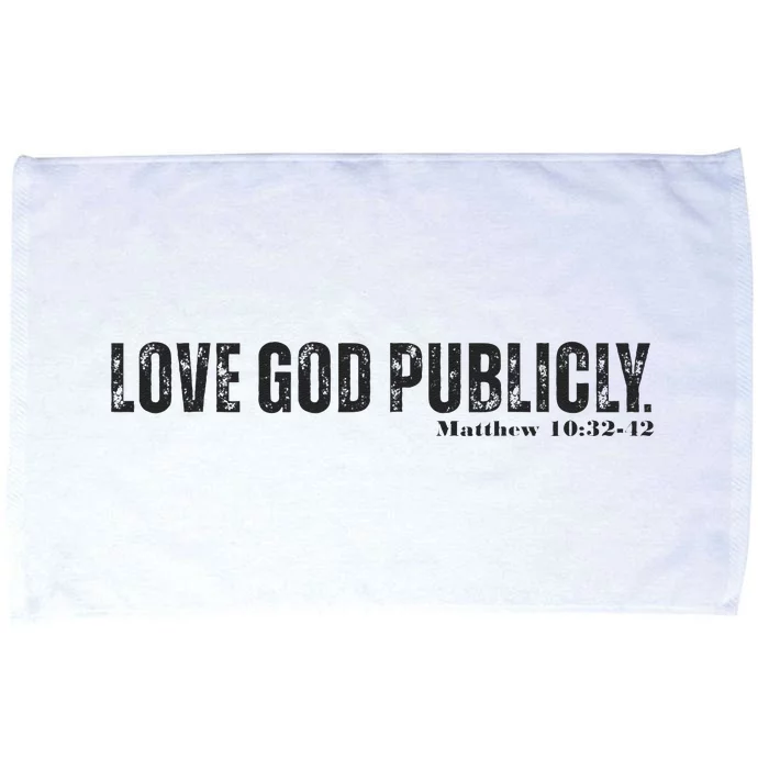 Love God Publicly Microfiber Hand Towel