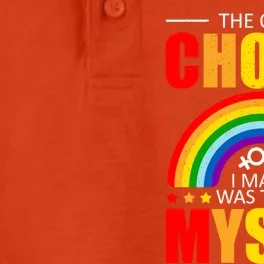 Lgbt Gay Pride The Only Choice I Made Was To Be Myself Gift Dry Zone Grid Performance Polo