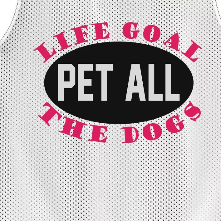 Life Goal Pet All The Dogs Mesh Reversible Basketball Jersey Tank