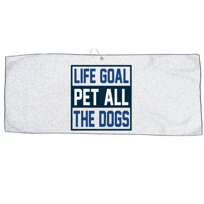 Life Goal Pet All The Dogs Large Microfiber Waffle Golf Towel