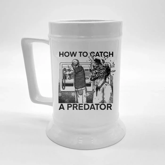 Leon Gary Plauché How To Catch Predator Front & Back Beer Stein