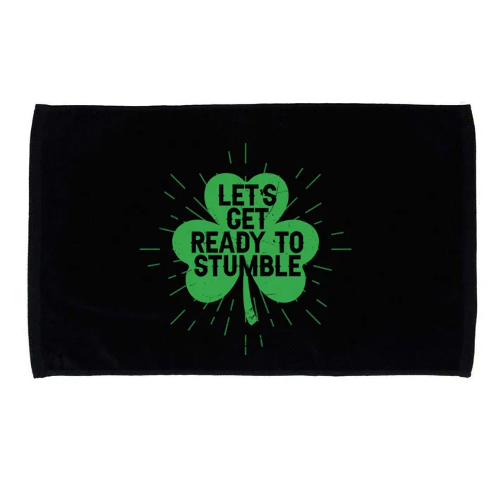 Lets Get Ready To Stumble Clover Microfiber Hand Towel