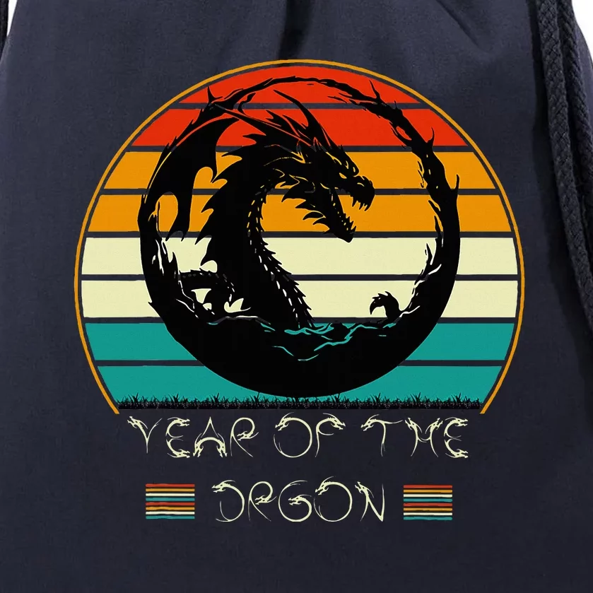 LetS Get Ready To Celebrate The New Year Of The Dragon 2024 Drawstring Bag