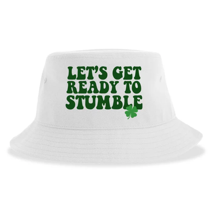 Lets Get Ready To Stumble St Patricks Day Sustainable Bucket Hat