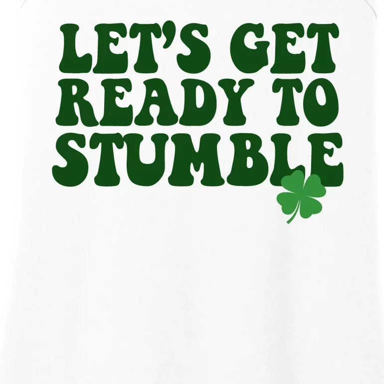 Lets Get Ready To Stumble St Patricks Day Ladies Essential Tank