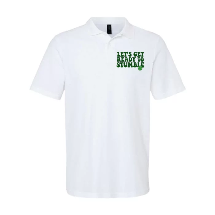 Lets Get Ready To Stumble St Patricks Day Softstyle Adult Sport Polo