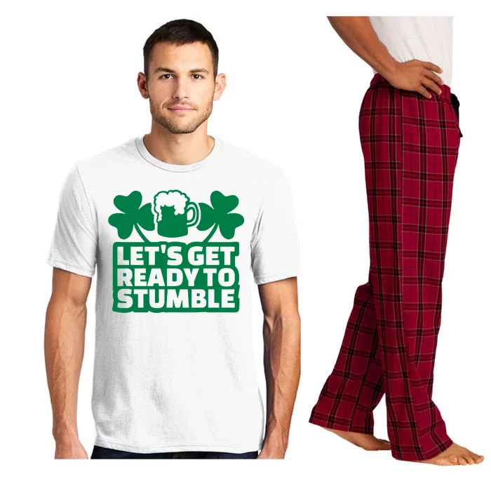 Let's Get Ready To Stumble St Patrick's Day Pajama Set