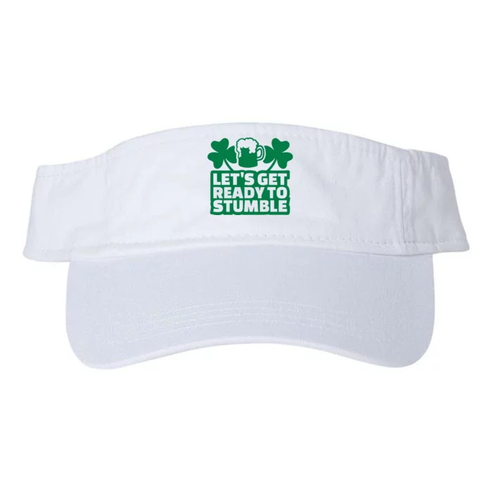 Let's Get Ready To Stumble St Patrick's Day Valucap Bio-Washed Visor