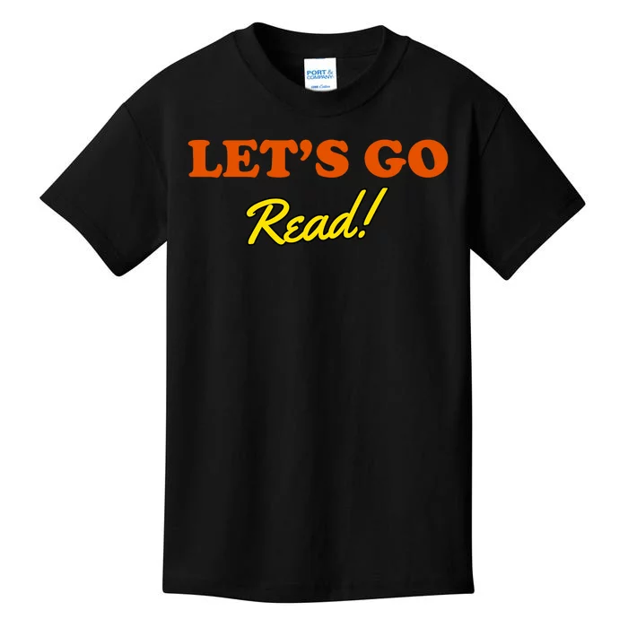 Lets Go Read Book Lover Kids T-Shirt