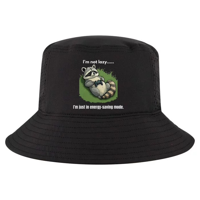 Lazy Gaming Raccoon Cool Comfort Performance Bucket Hat