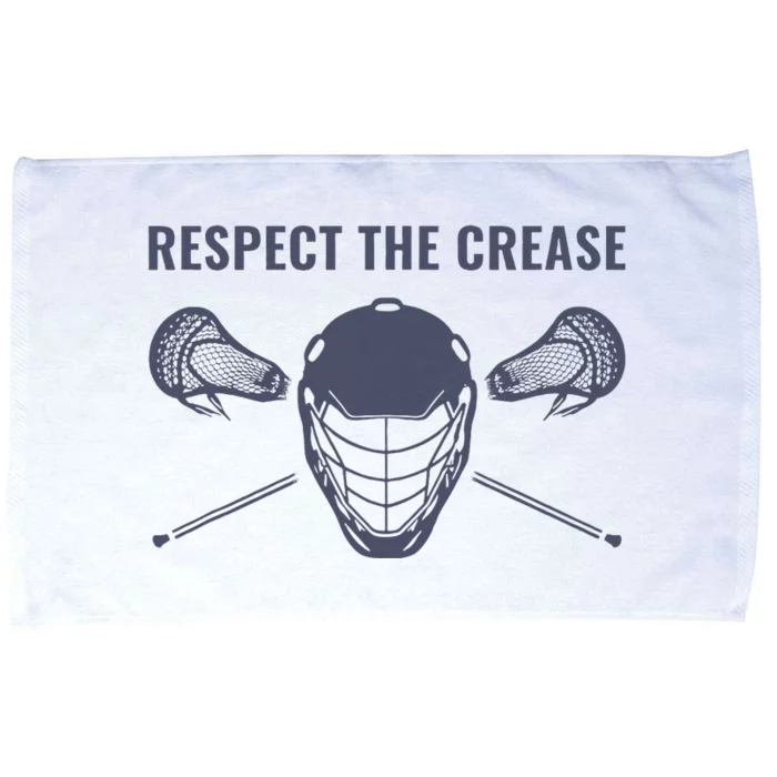 Lacrosse Goalie Respect The Crease Lax Microfiber Hand Towel