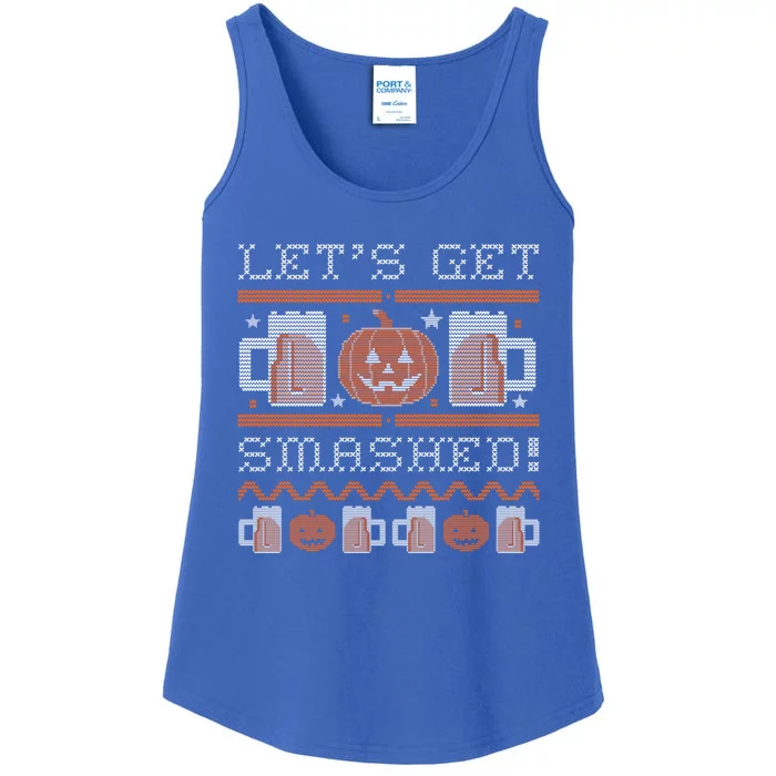 Lets Get Smashed Gift Ladies Essential Tank