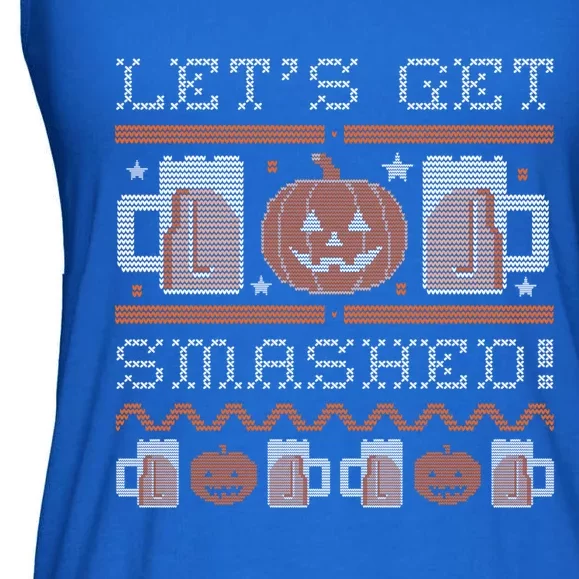 Lets Get Smashed Gift Ladies Essential Flowy Tank