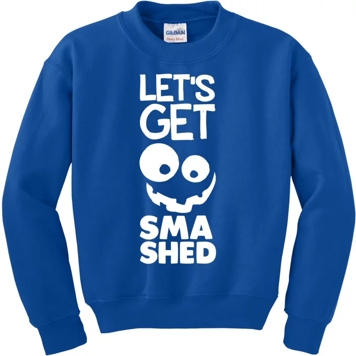 LetS Get Smashed Halloween Gift Kids Sweatshirt