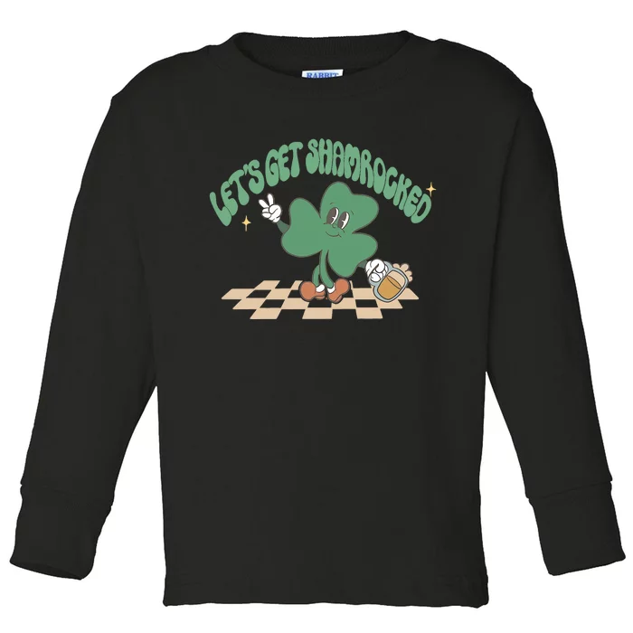 Let's Get Shamrocked Toddler Long Sleeve Shirt