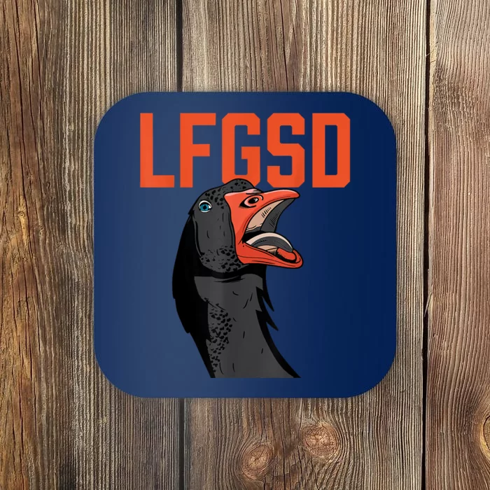 Let's Go San Diego Rally Goose LFGSD Coaster