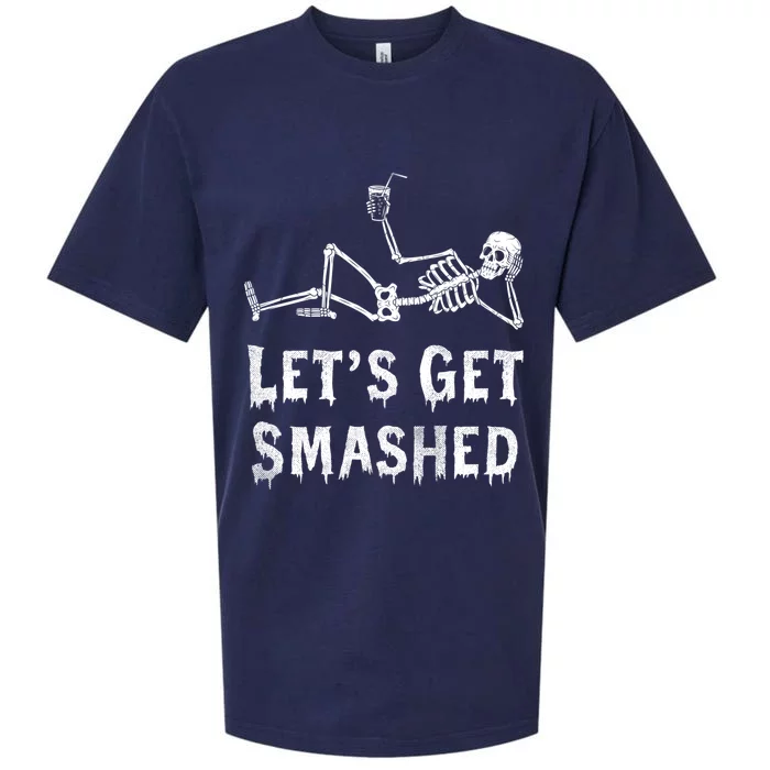 LetS Get Smashed Ing Halloween Mashed Costume Gift Sueded Cloud Jersey T-Shirt