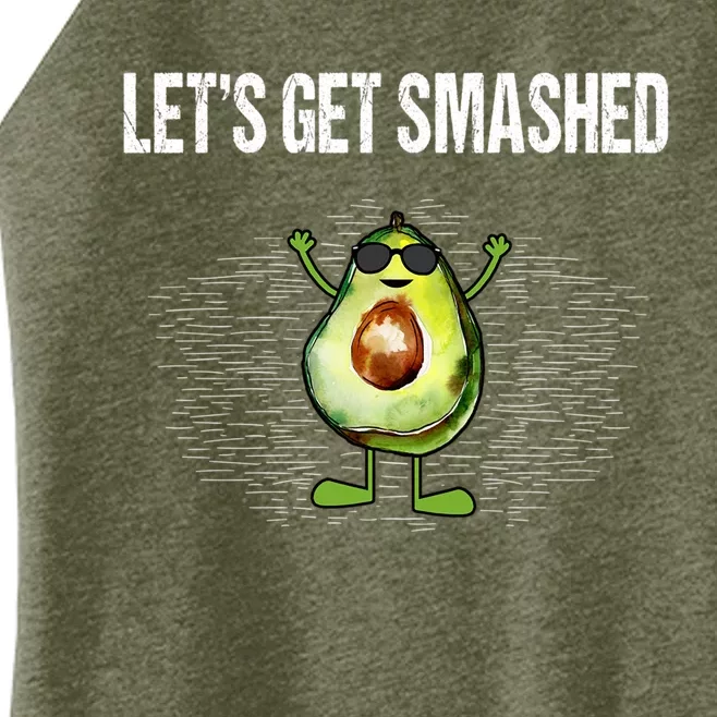 LetS Get Smashed Funny Avocado Guacamole Keto Meaningful Gift Women’s Perfect Tri Rocker Tank